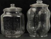Lot of 2: Glass Planters Peanu