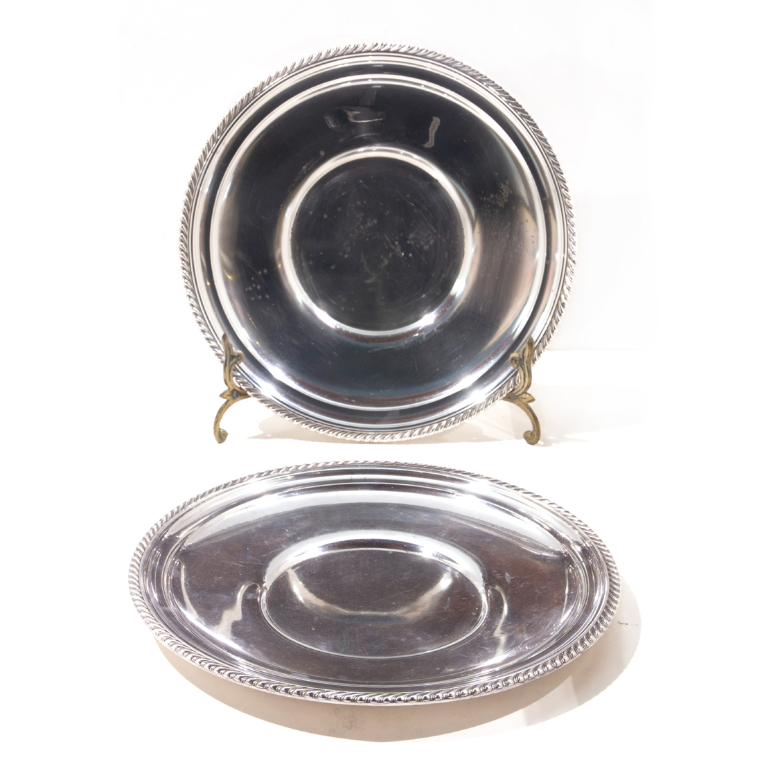(LOT OF 2) GORHAM STERLING CIRCULAR