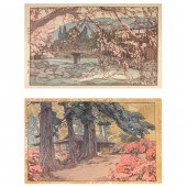 (LOT OF 2) HIROSHI YOSHIDA WOO