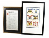 LOT OF 2 HISTORICAL DOCUMENTS: