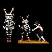 (LOT OF 2) HOPI CLOWN KACHINAS