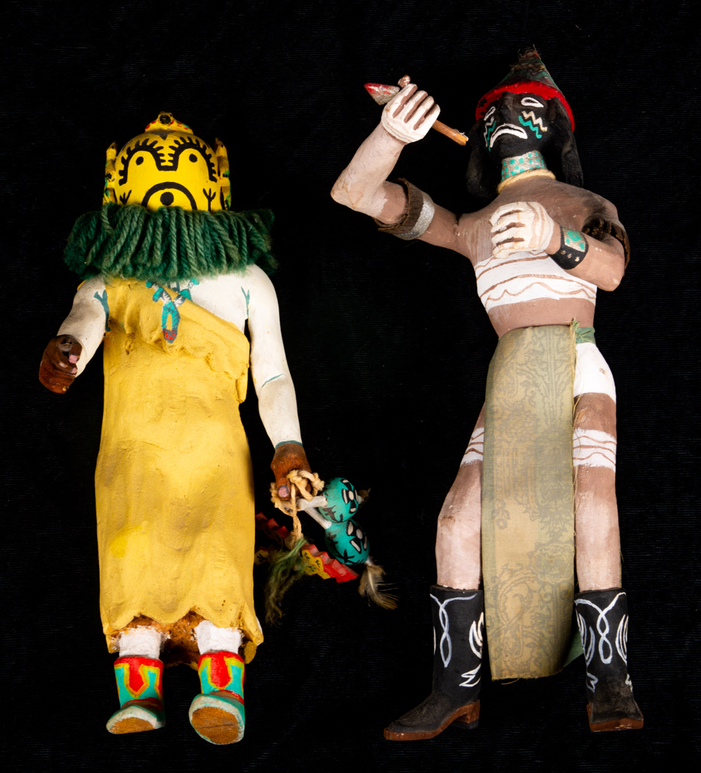 (LOT OF 2) HOPI KACHINAS: THE