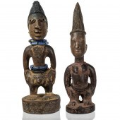 (LOT OF 2) IBEJI, YORUBA PEOPL