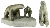 (LOT OF 2) INUIT FIGURAL SCULP