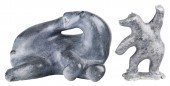 (LOT OF 2) INUIT FIGURAL SCULP
