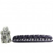 (LOT OF 2) INUIT FIGURE OF FIS