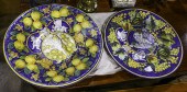 (LOT OF 2) ITALIAN MAJOLICA DE