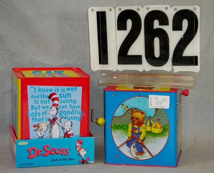 Lot of 2 Jack in the Boxes, on
