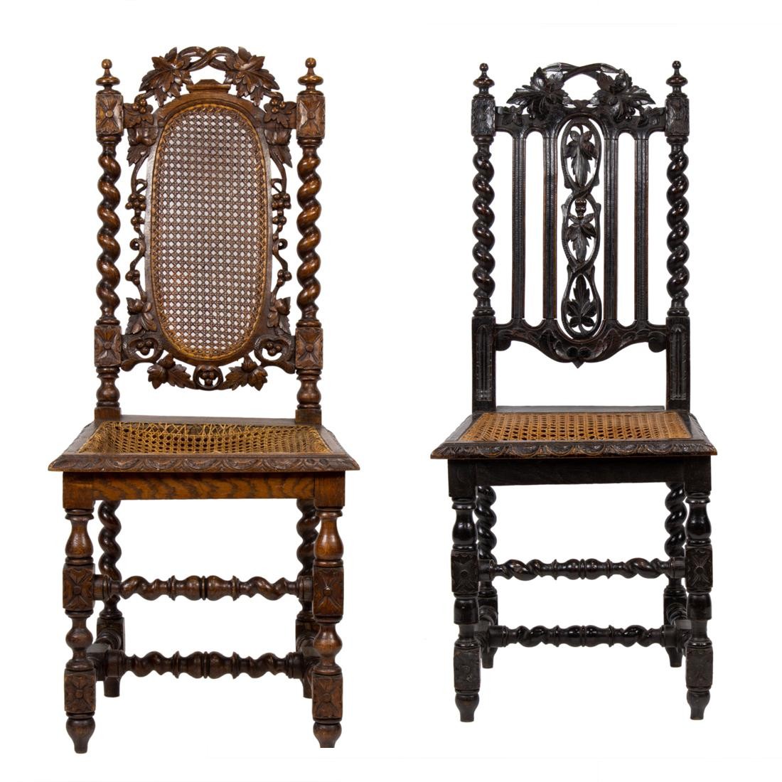 (LOT OF 2) JACOBEAN STYLE SIDE