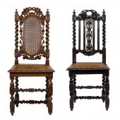 (LOT OF 2) JACOBEAN STYLE SIDE