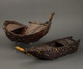 (LOT OF 2) JAPANESE BOAT FORM
