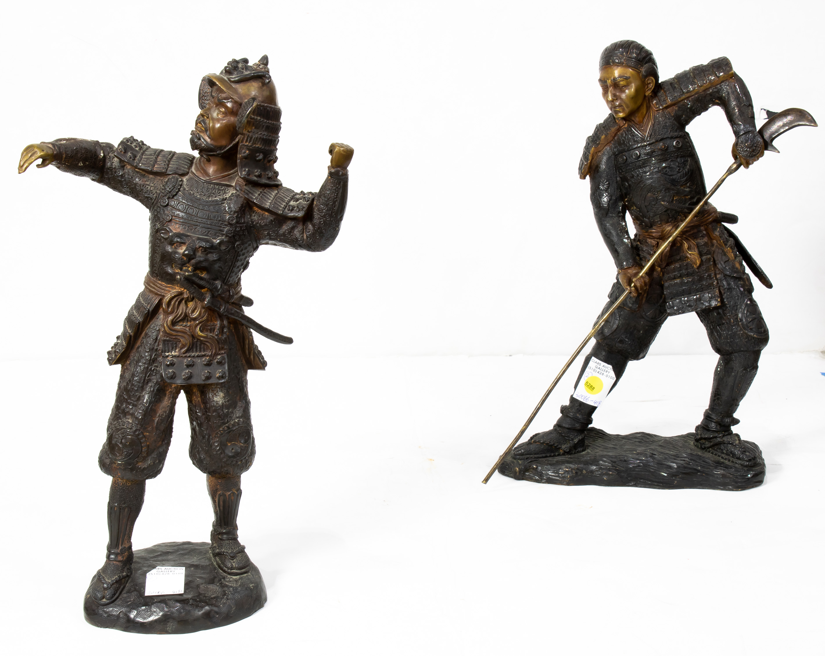 (LOT OF 2) JAPANESE BRONZE