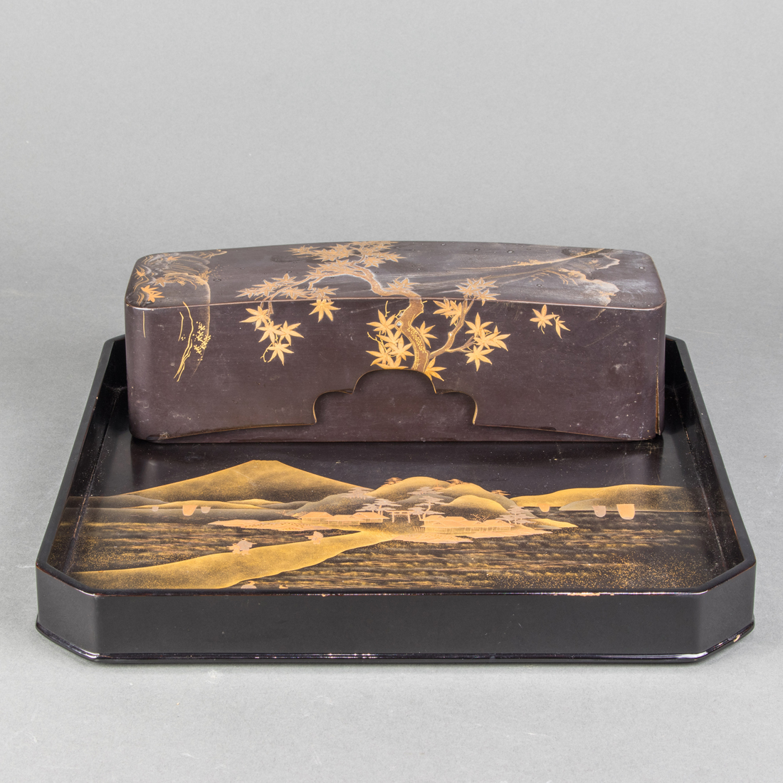 (LOT OF 2) JAPANESE GILT