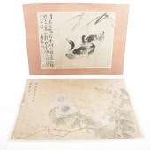 LOT OF 2 JAPANESE INK AND WATE