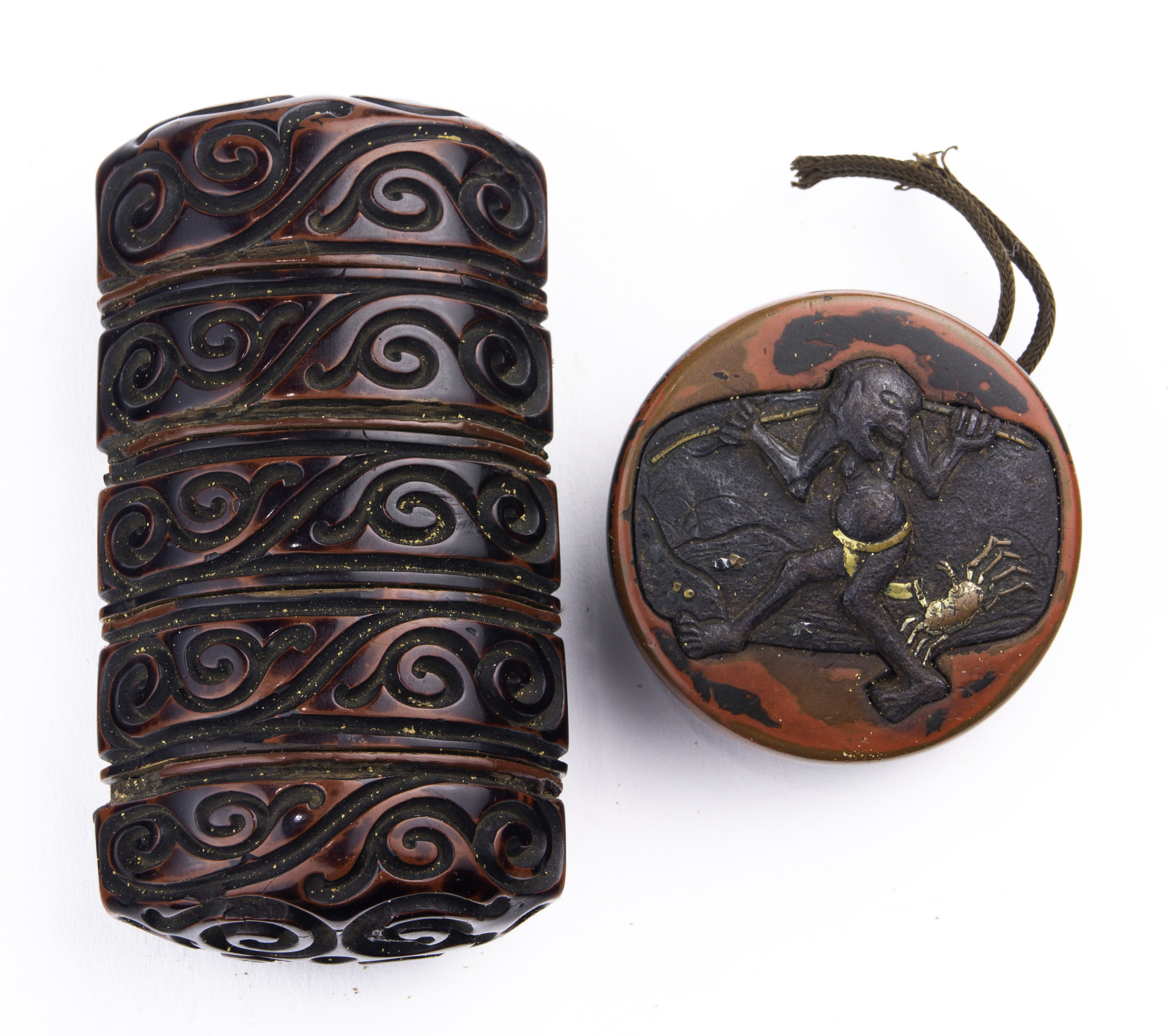 (LOT OF 2) JAPANESE INRO AND