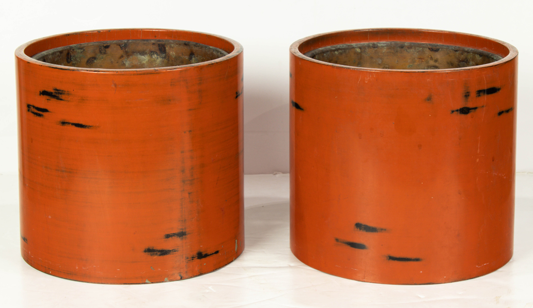 (LOT OF 2) JAPANESE LACQUERED