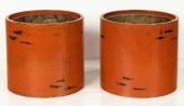 (LOT OF 2) JAPANESE LACQUERED