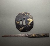 (LOT OF 2) JAPANESE METAL OBJE