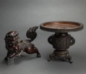 (LOT OF 2) JAPANESE PATINATED