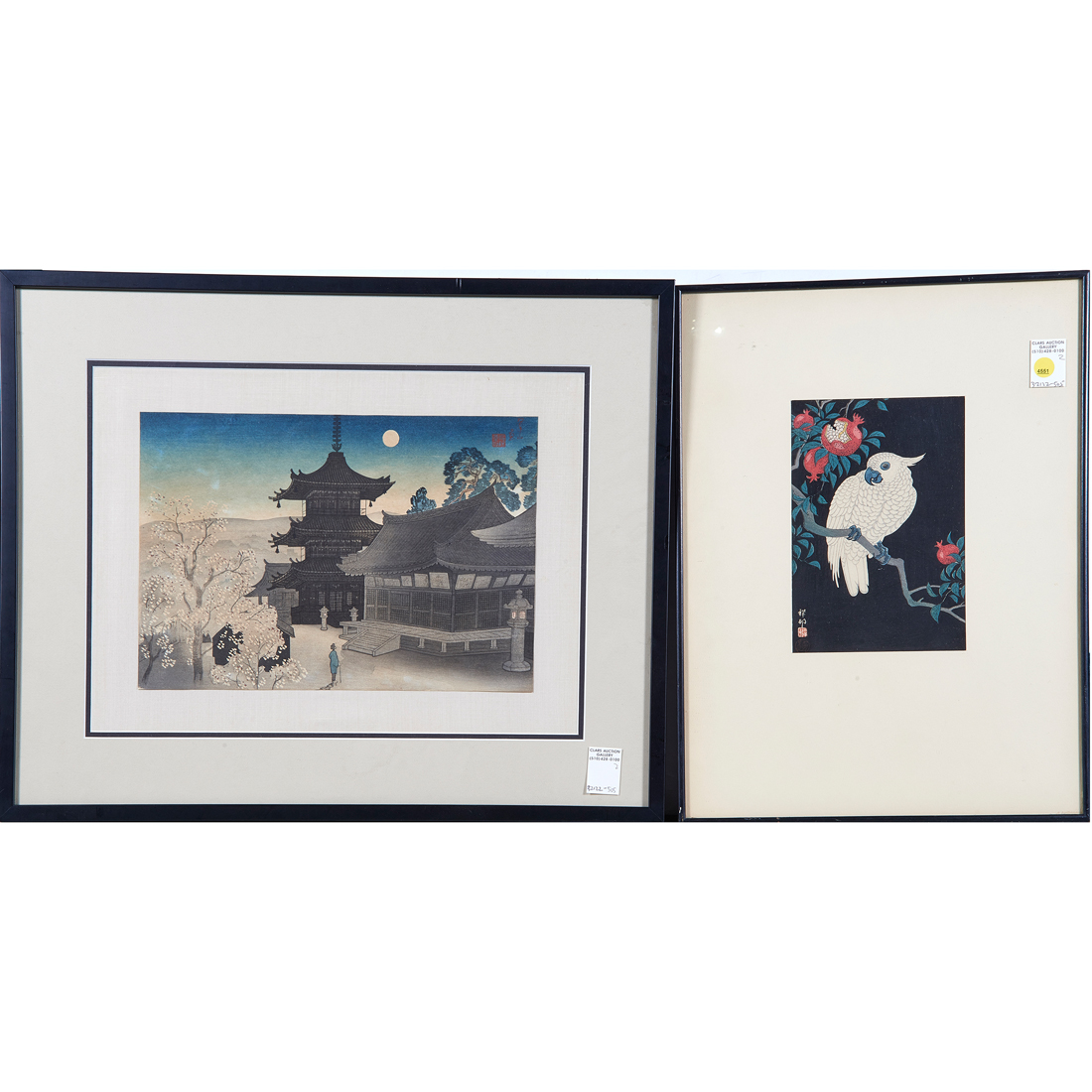 (LOT OF 2) JAPANESE WOODBLOCK