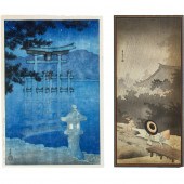 (LOT OF 2) JAPANESE WOODBLOCK