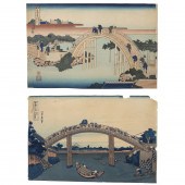 (LOT OF 2) JAPANESE WOODBLOCK