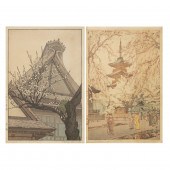 (LOT OF 2) JAPANESE WOODBLOCKS