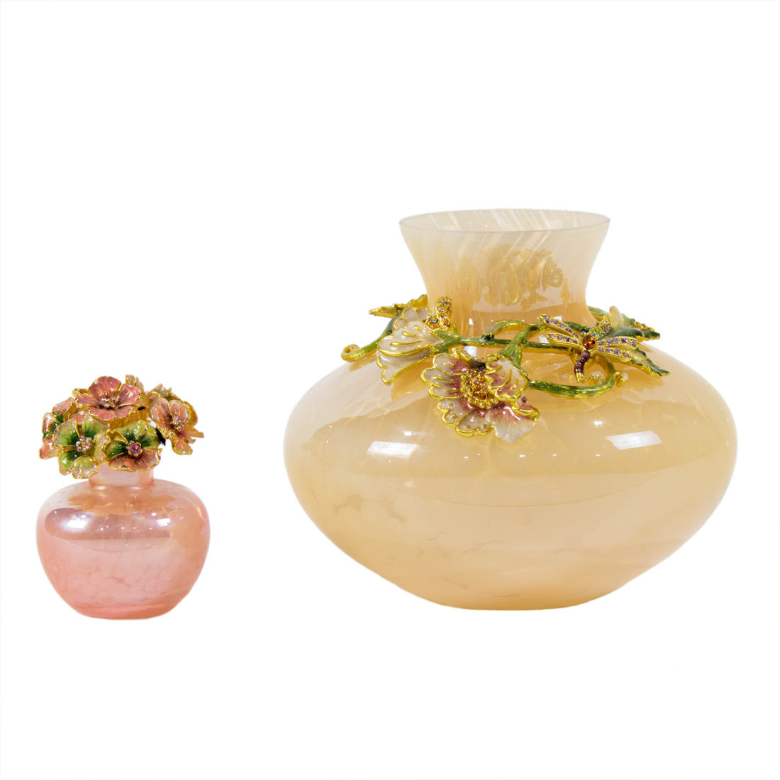 (LOT OF 2) JAY STRONGWATER ENAMELED