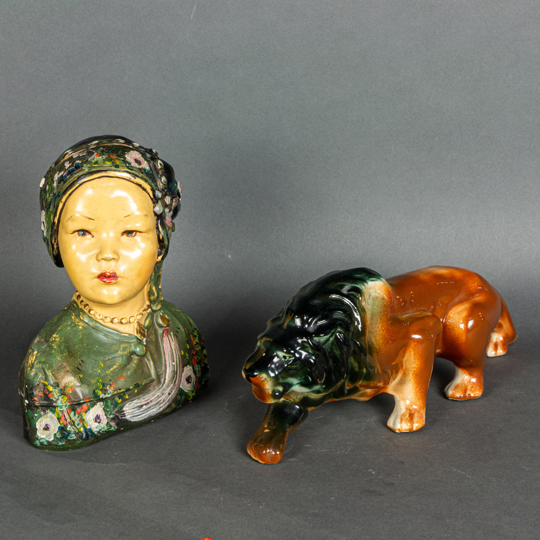 (LOT OF 2) JOE CELONA CHALKWARE