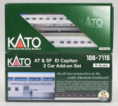 LOT OF 2 KATO 2 CAR SET - AT&A