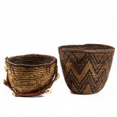 (LOT OF 2) KLICKTAT BASKETS, T