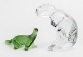(LOT OF 2) LALIQUE AND KOSTA G