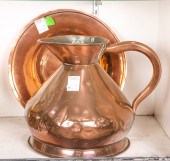 (LOT OF 2) LARGE ENGLISH COPPE