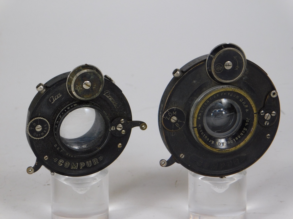 LOT OF 2 LENSES AND SHUTTERS #1 Lot