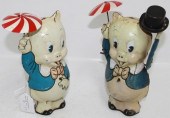 LOT OF 2 MARX TIN LITHOGRAPH P