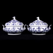 (LOT OF 2) MEISSEN PORCELAIN C
