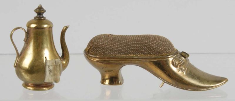 Lot of 2: Metal Figural Sewing Tape