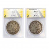 (LOT OF 2) MORGAN SILVER DOLLA
