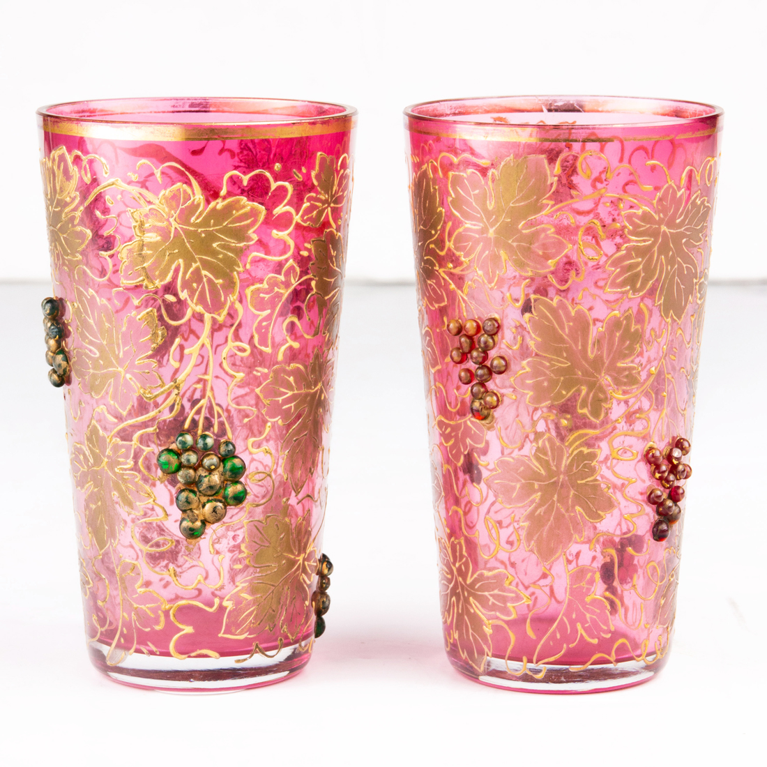 (LOT OF 2) MOSER ENAMELED JUICE
