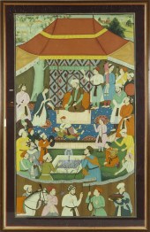 (LOT OF 2) MUGHAL STYLE PAINTI