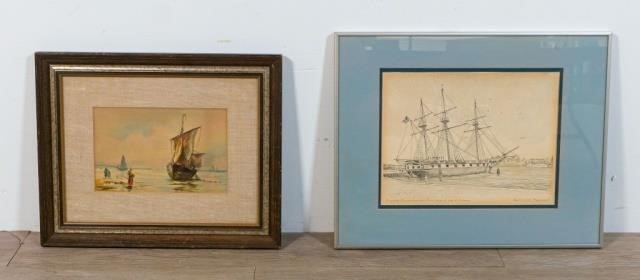 LOT OF 2 NAUTICAL ARTWORKSPrint,