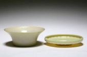 Lot of 2 Northwood Custard opa