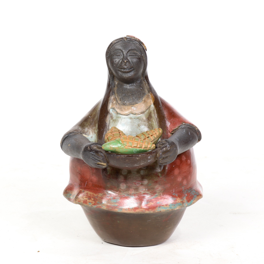 (LOT OF 2) PERUVIAN POLYCHROME