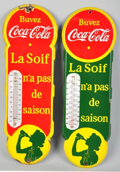 Lot of 2: Porcelain Coca-Cola