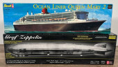 LOT OF 2 - REVELL QUEEN MARY 2