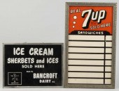 Lot of 2: Reverse on Glass Sig