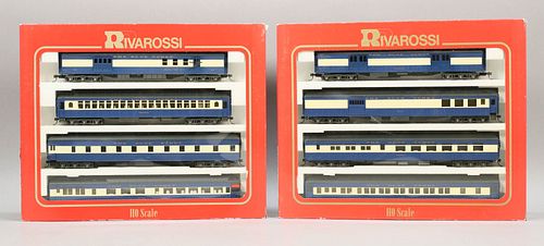 LOT OF 2 RIVAROSSI 4 TRAIN CAR