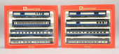 LOT OF 2 RIVAROSSI 4 TRAIN CAR