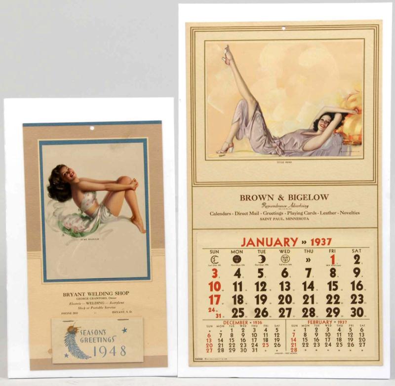 Lot of 2: Rolf Armstrong Calendars.