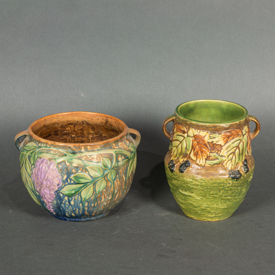 (LOT OF 2) ROSEVILLE POTTERY